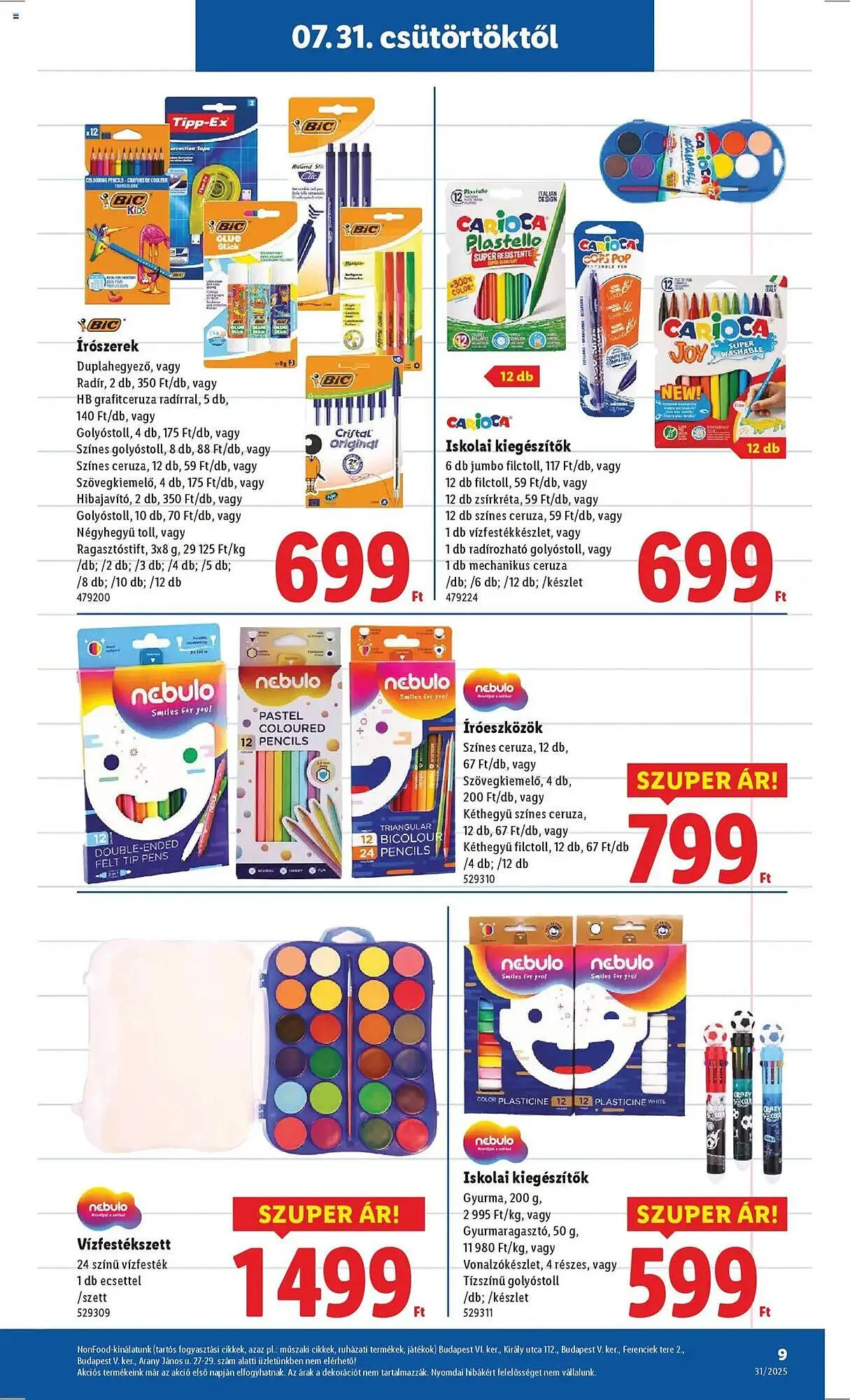 Katalógus Lidl akciós újság július 31.-tól augusztus 31.-ig 2025. - Oldal 9