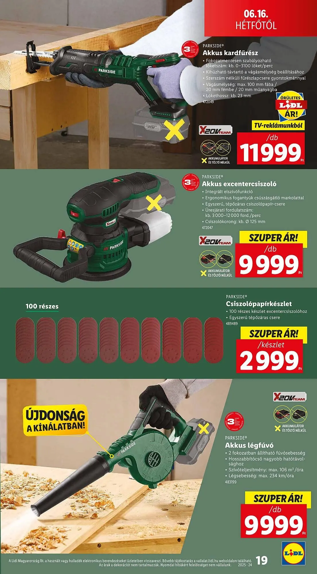 Katalógus Lidl akciós újság június 12.-tól június 18.-ig 2025. - Oldal 19