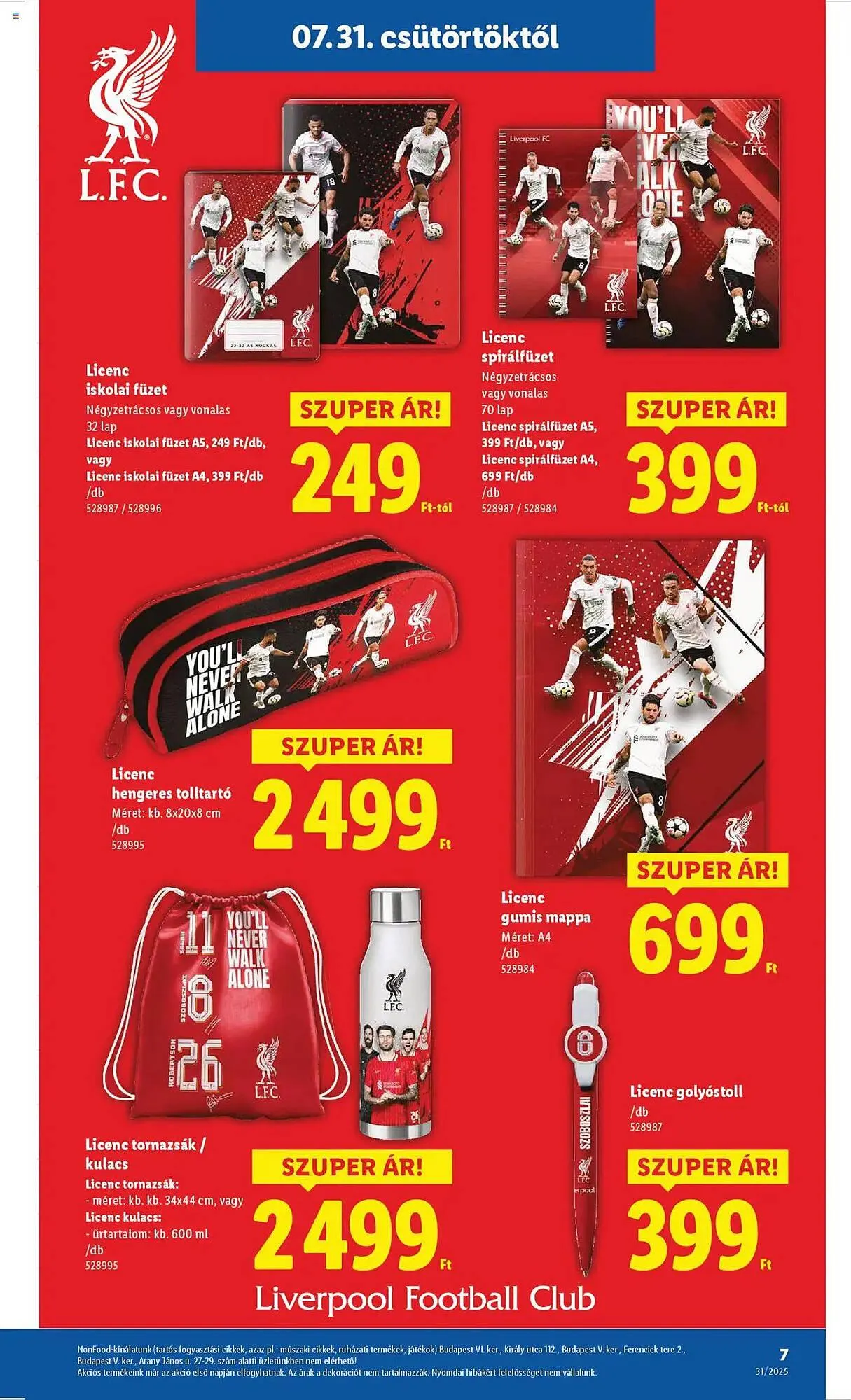 Katalógus Lidl akciós újság július 31.-tól augusztus 31.-ig 2025. - Oldal 7