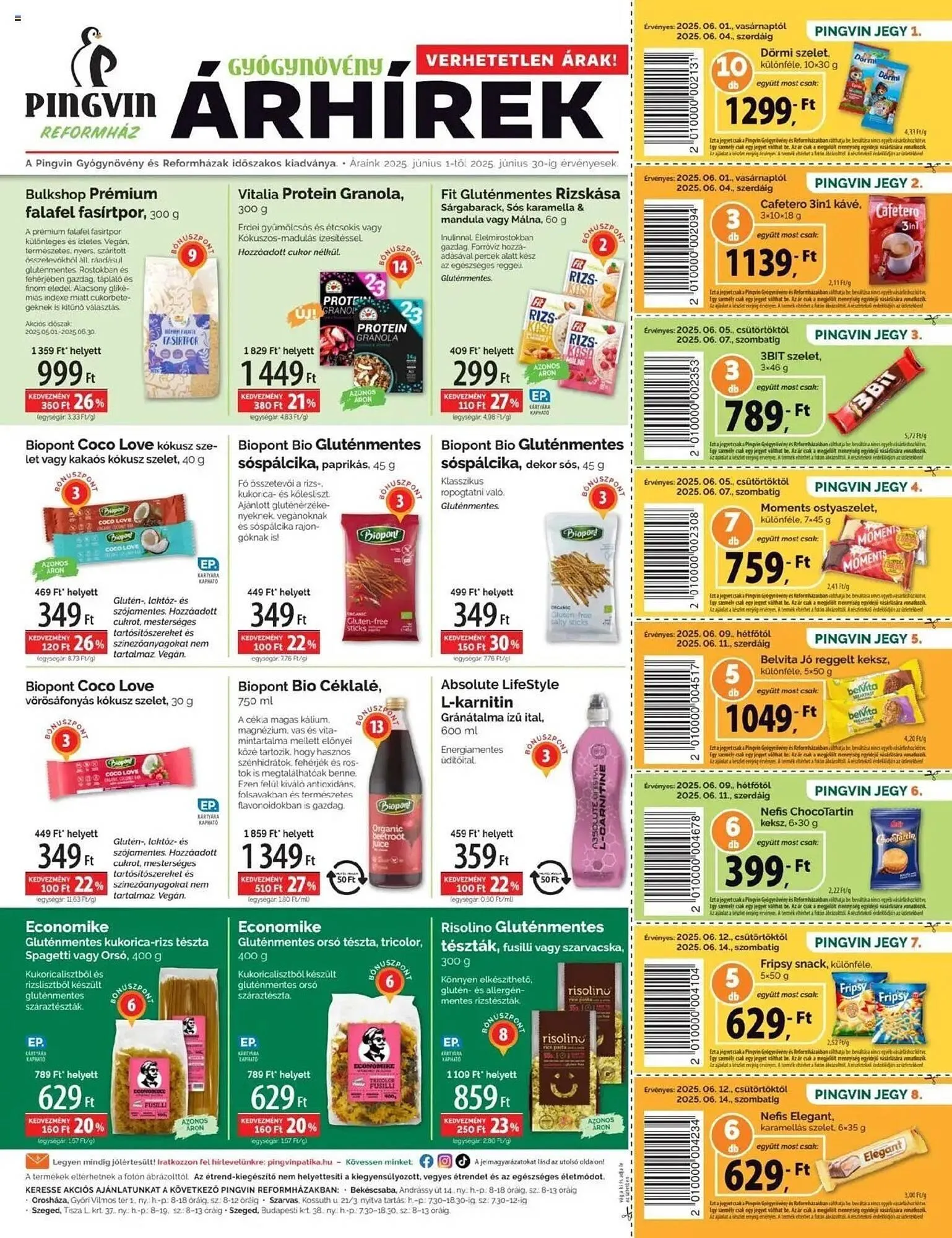 Pingvin Patika akciós újság - 1