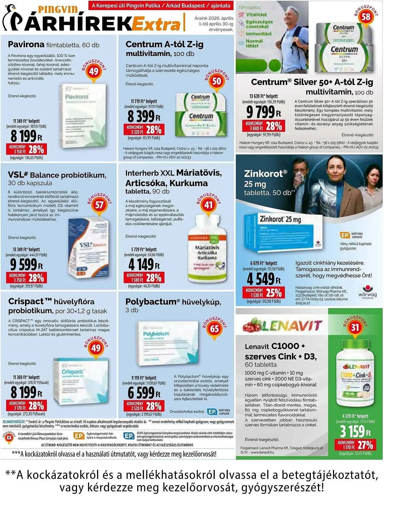 Katalógus Pingvin Patika akciós újság április 1.-tól április 30.-ig 2026. - Oldal 15
