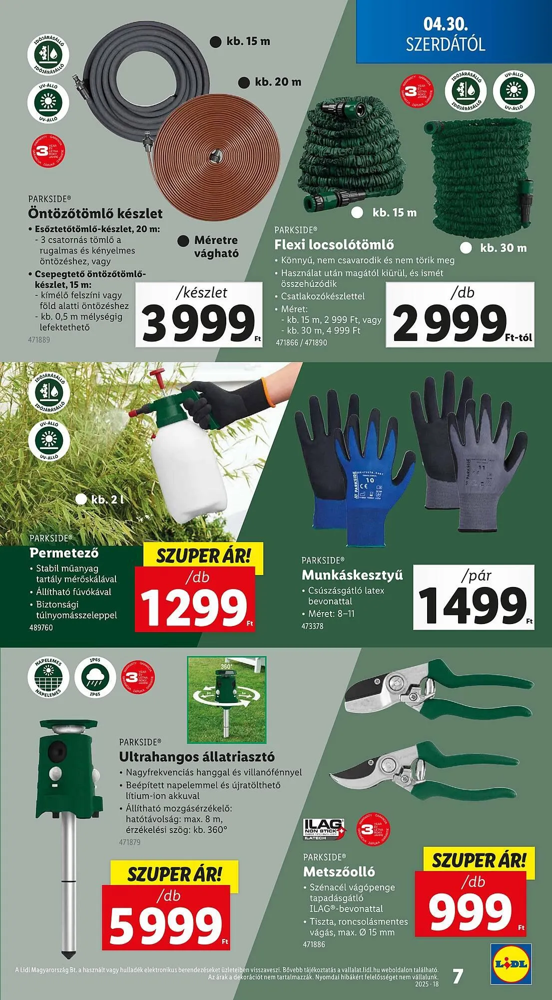 Katalógus Lidl akciós újság április 30.-tól május 4.-ig 2025. - Oldal 7