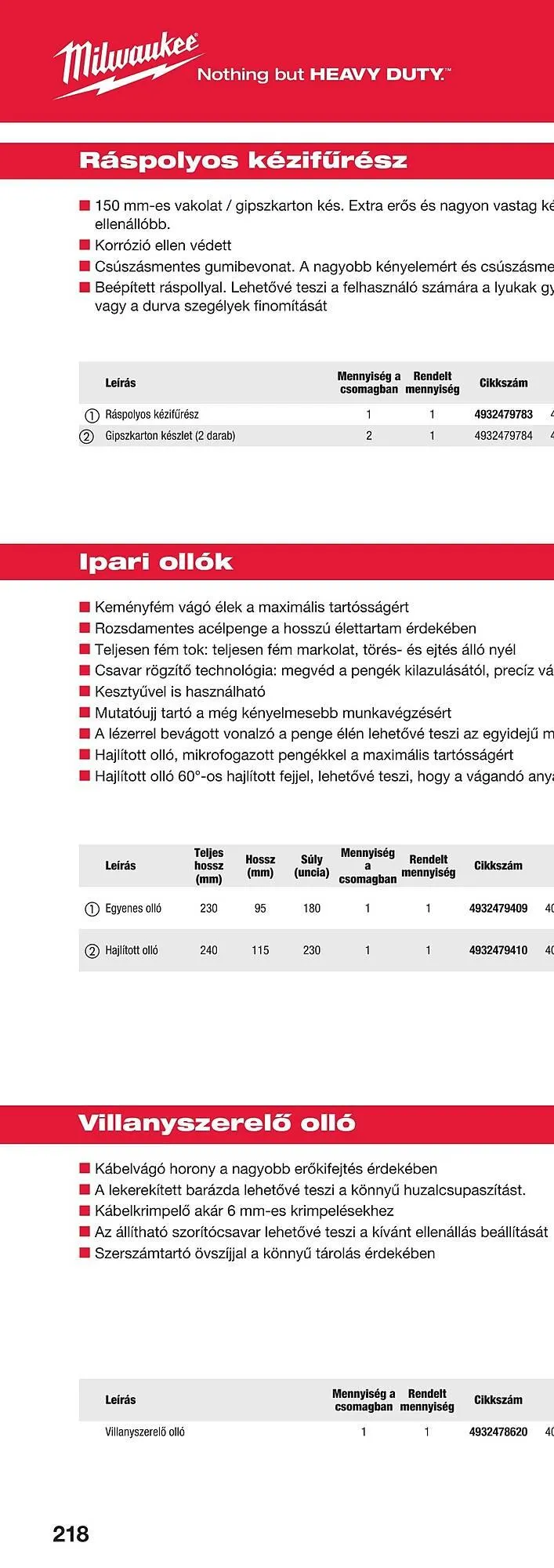 Katalógus Milwaukee akciós újság szeptember 16.-tól december 31.-ig 2025. - Oldal 434