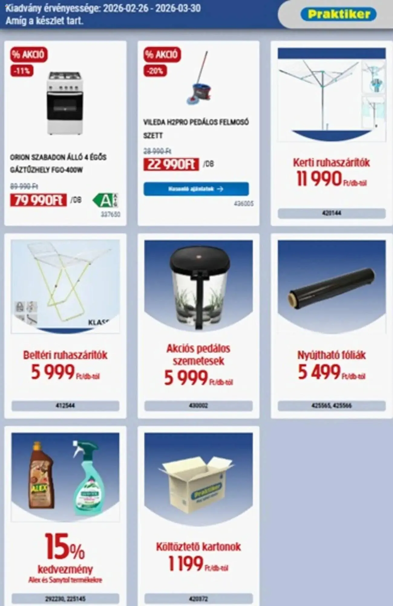 Katalógus Praktiker akciós újság február 26.-tól március 30.-ig 2026. - Oldal 33