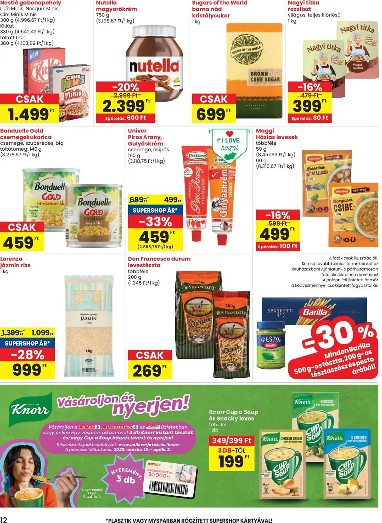 Katalógus Spar akciós újság március 20.-tól március 26.-ig 2025. - Oldal 12