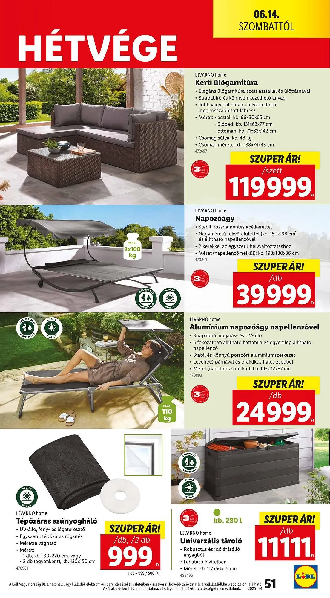 Katalógus Lidl akciós újság június 12.-tól június 18.-ig 2025. - Oldal 51