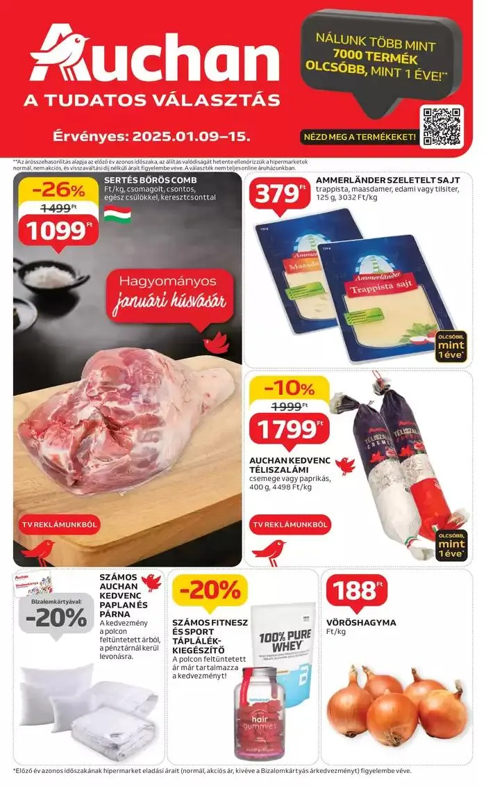 Katalógus Catalog Auchan január 6.-tól január 15.-ig 2025. - Oldal 1