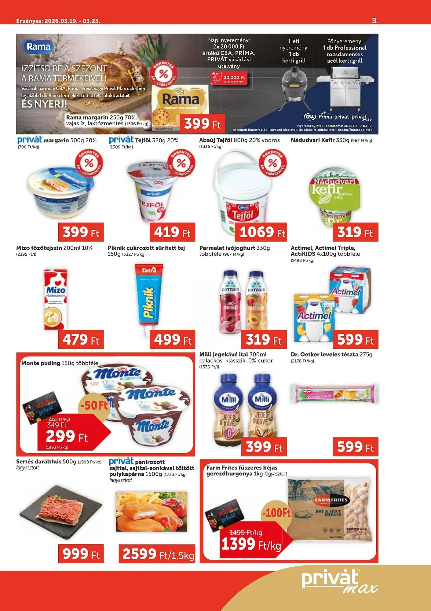 Katalógus PRIVÁT akciós újság március 19.-tól március 25.-ig 2026. - Oldal 3