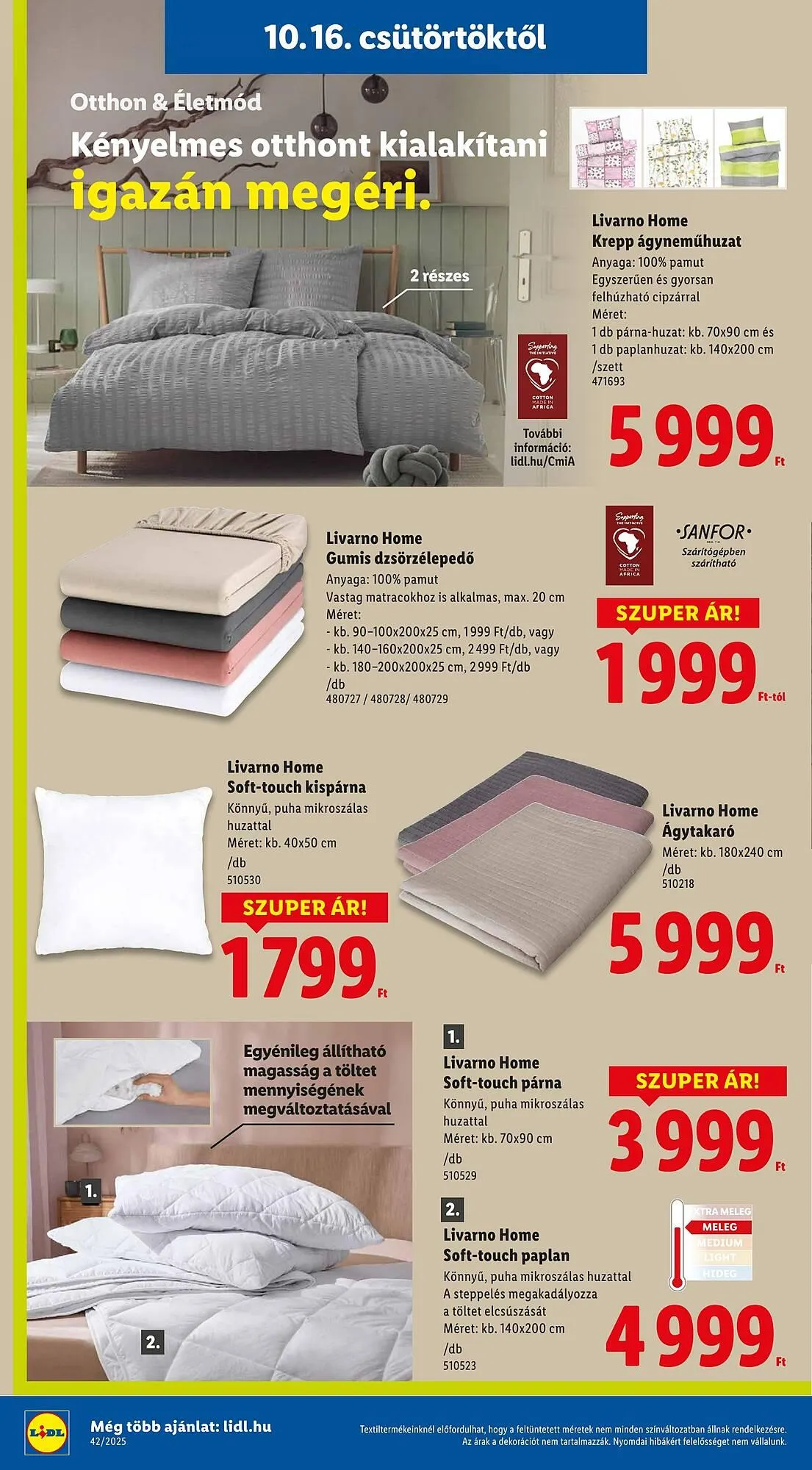 Katalógus Lidl akciós újság október 16.-tól október 21.-ig 2025. - Oldal 10