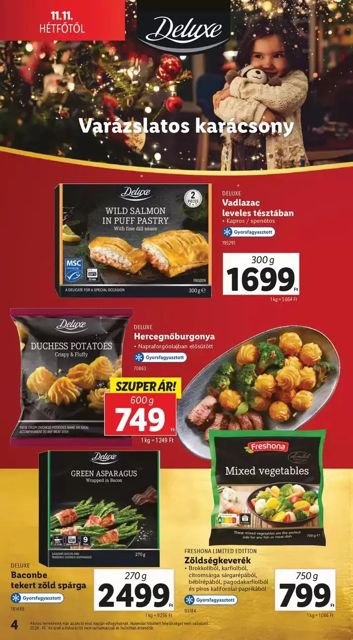 Katalógus Ünnepi Deluxe-katalógus november 11.-tól december 31.-ig 2024. - Oldal 4