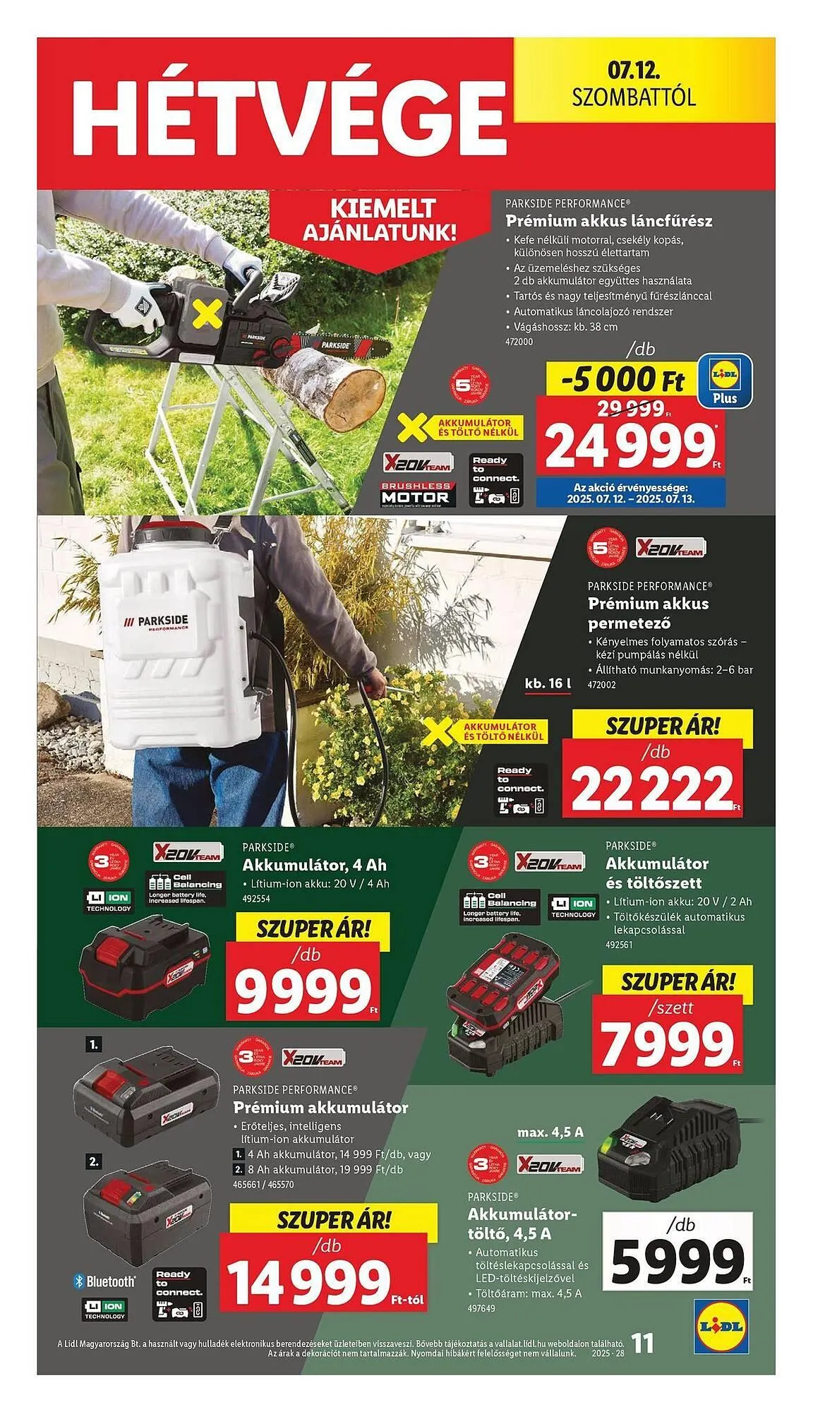 Katalógus Lidl akciós újság július 10.-tól július 16.-ig 2025. - Oldal 11