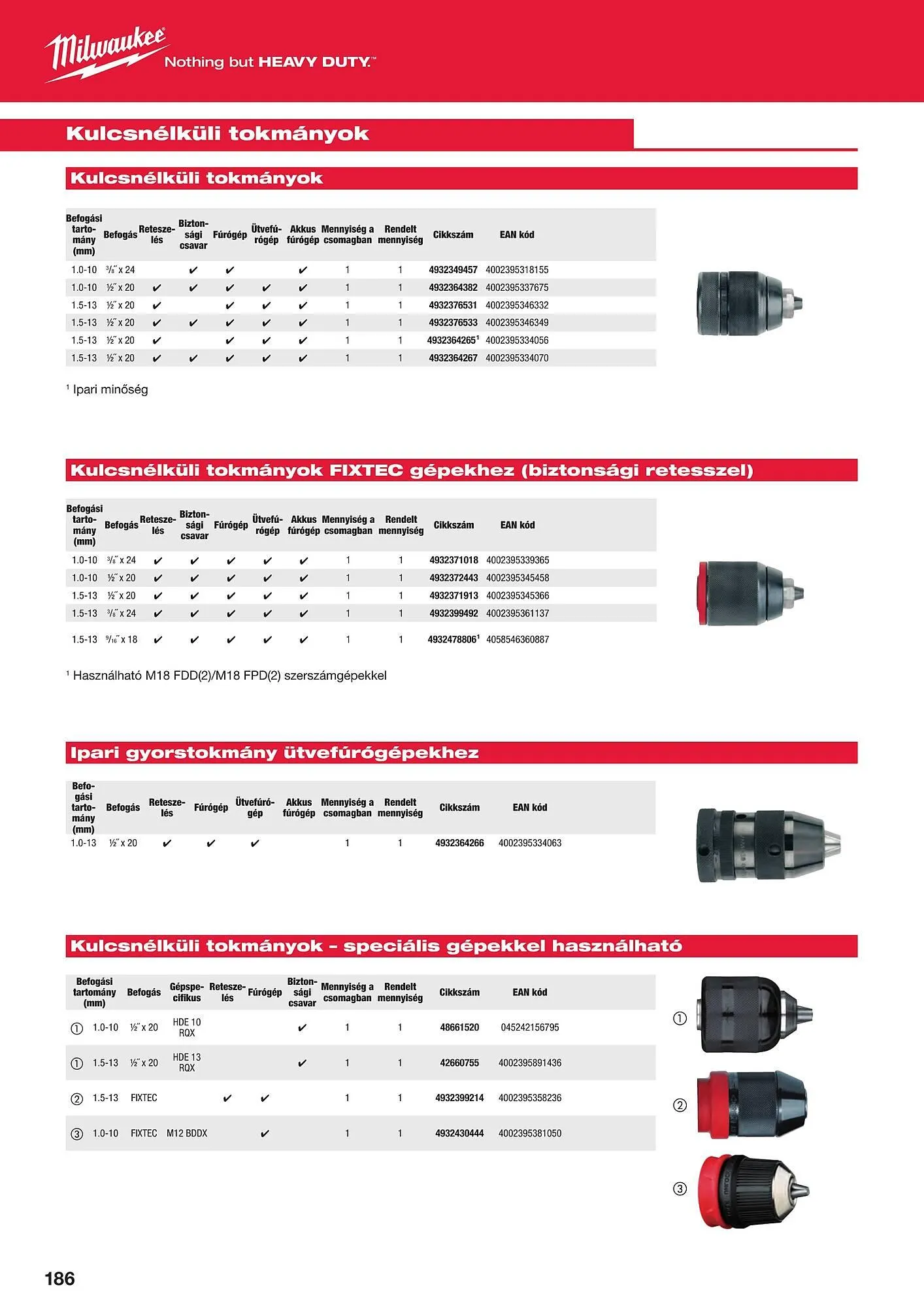Katalógus Milwaukeetool akciós újság augusztus 14.-tól december 31.-ig 2024. - Oldal 186