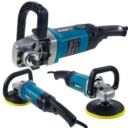 BLACK polírozó gép 2200W, fordulatszabályozóval, 180mm - 46052