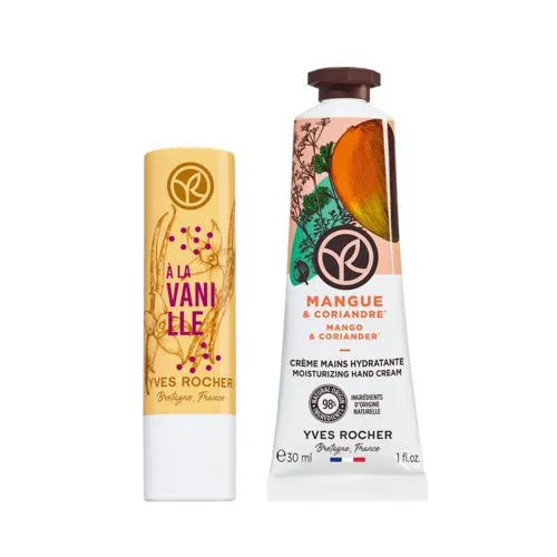 Bourbon Vanília, Mangó & Koriander ajak- és kézápoló csomag