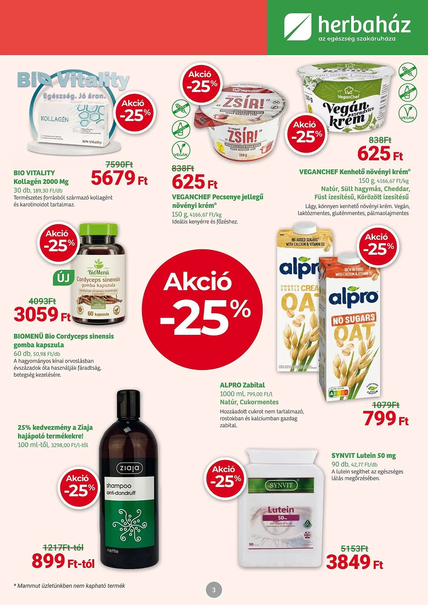 Katalógus Herbaház akciós újság augusztus 5.-tól szeptember 1.-ig 2024. - Oldal 3