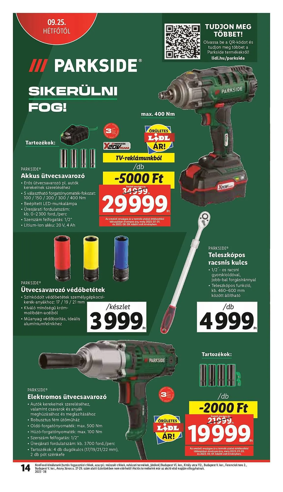 Katalógus Lidl akciós újság szeptember 21.-tól szeptember 27.-ig 2023. - Oldal 14