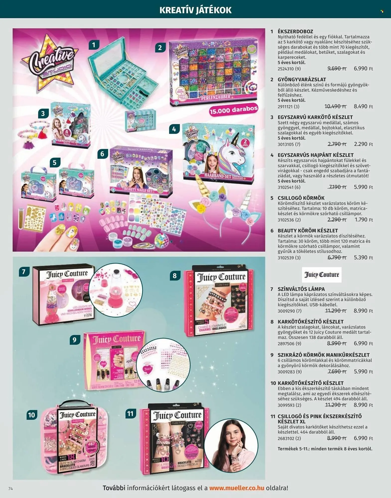 Katalógus Müller akciós újság október 27.-tól december 31.-ig 2025. - Oldal 74