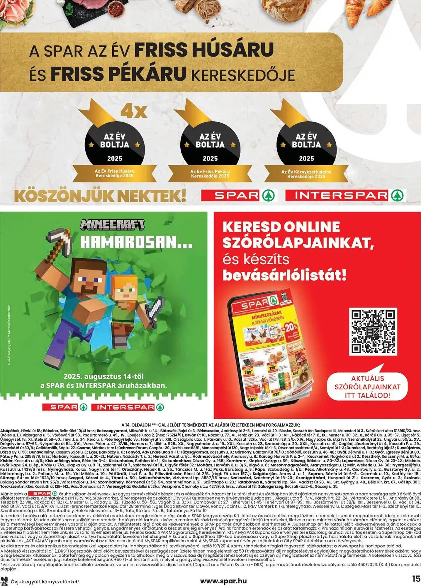 Katalógus Spar akciós újság augusztus 7.-tól augusztus 13.-ig 2025. - Oldal 15