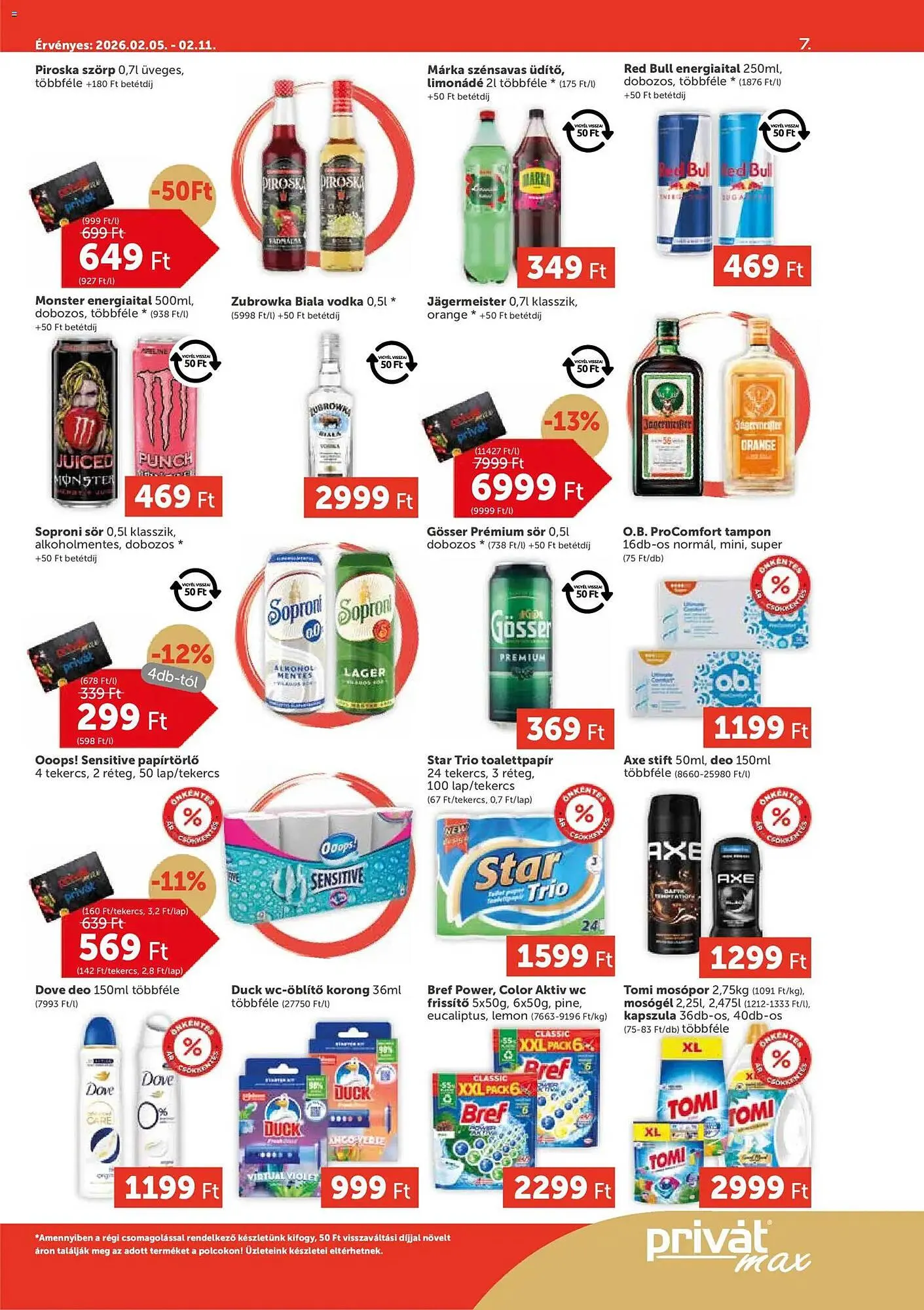 Katalógus PRIVÁT akciós újság február 5.-tól február 11.-ig 2026. - Oldal 7