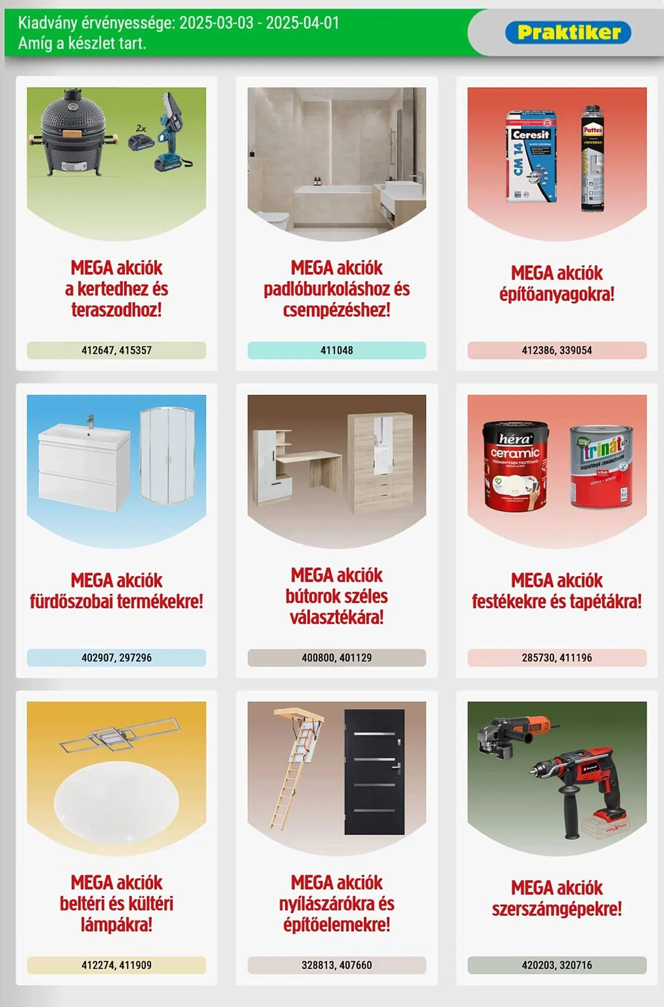 Katalógus Praktiker akciós újság március 3.-tól április 1.-ig 2025. - Oldal 3