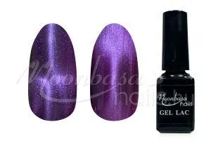 Sötét élénklila Tiger eye géllakk 5ml #815 - tigrisszem lakkzselé