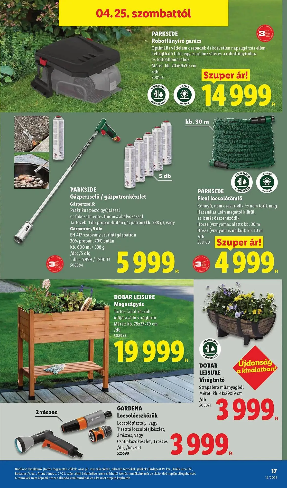 Katalógus Lidl akciós újság április 23.-tól április 29.-ig 2026. - Oldal 17