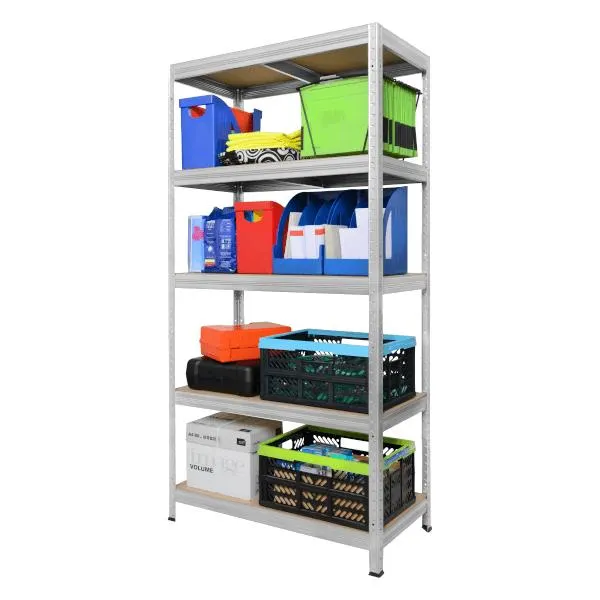 PREMIUMSHELF FÉMPOLC 5 FA POLCCAL HORGANYZOTT 180X90X45CM TEHERBÍRÁS:275KG/POLC, ÖSSZTEHERBÍRÁS:1375KG