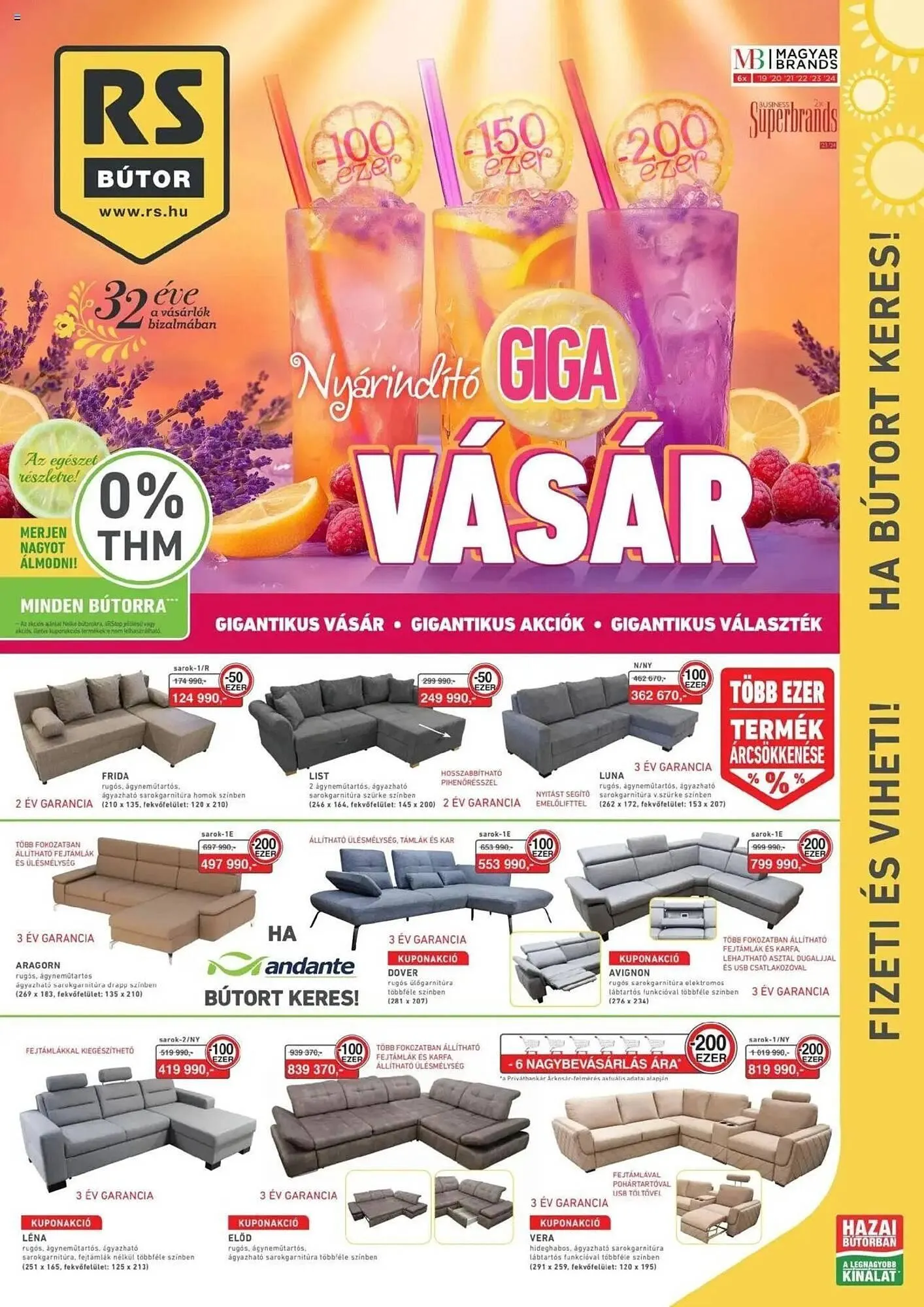 Katalógus RS Bútor akciós újság június 2.-tól június 30.-ig 2025. - Oldal 1