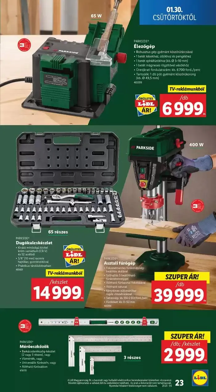 Katalógus Akciós újság – 05. hét január 30.-tól február 5.-ig 2025. - Oldal 23