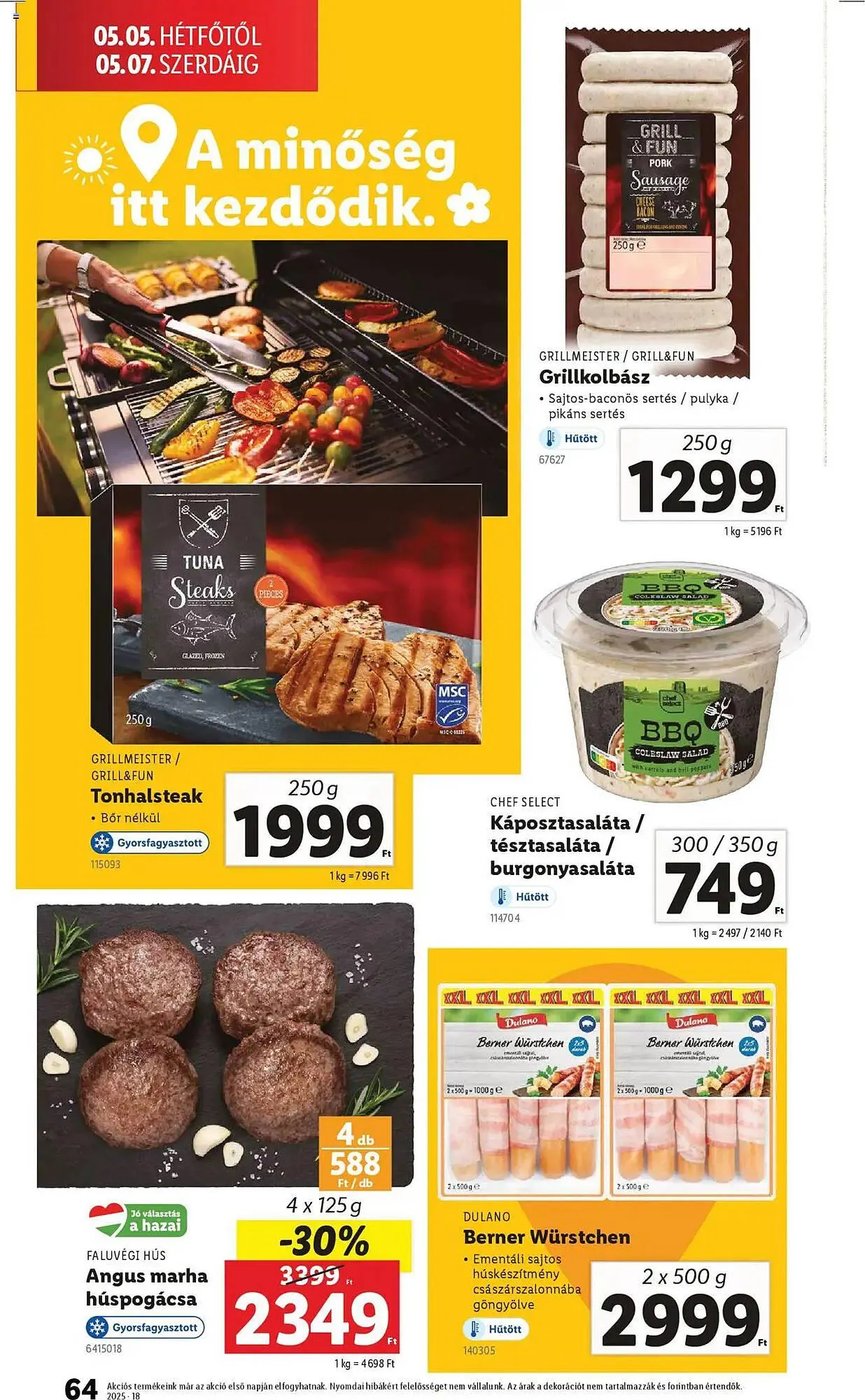 Katalógus Lidl akciós újság április 30.-tól május 7.-ig 2025. - Oldal 64