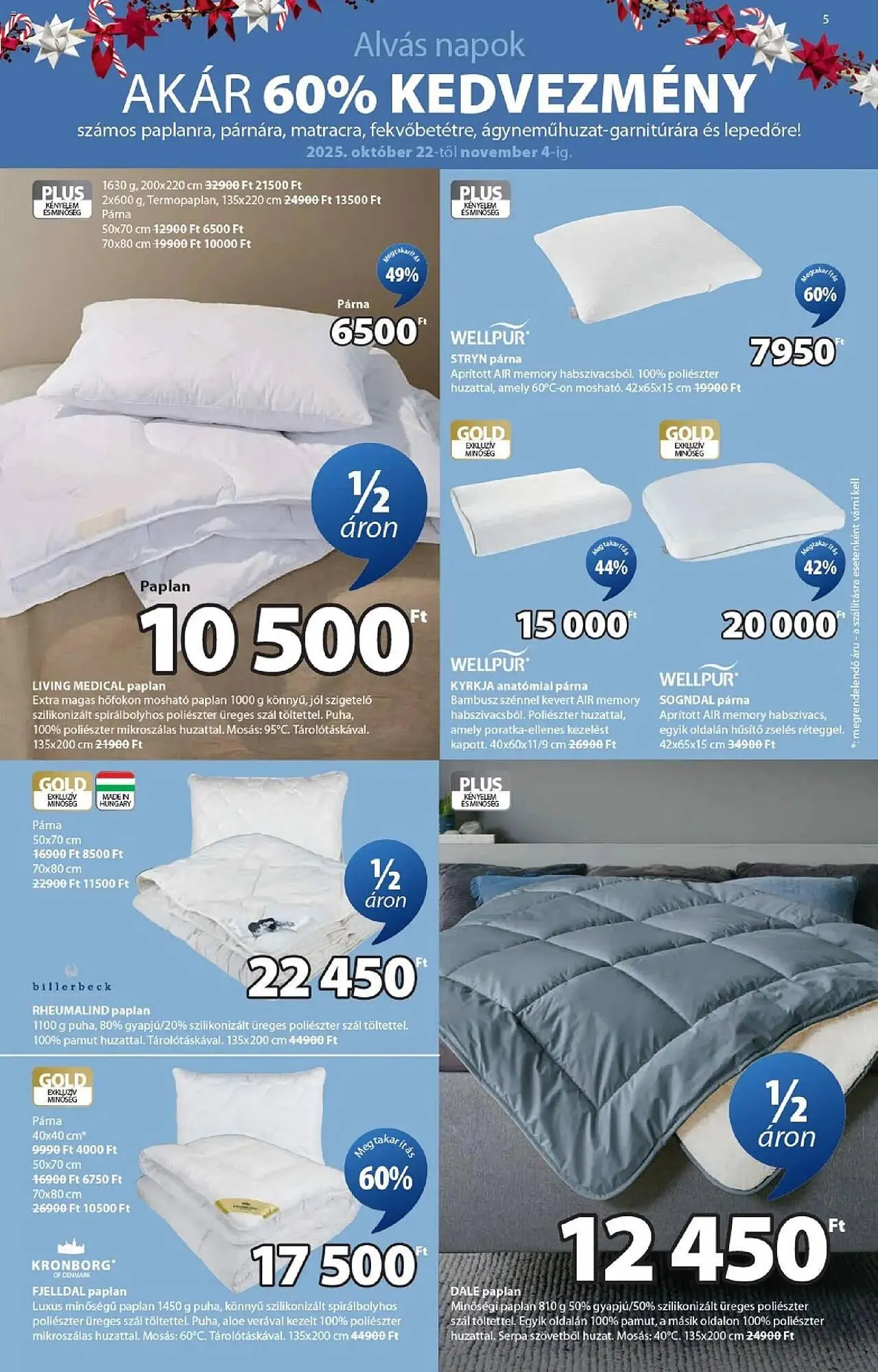Katalógus JYSK akciós újság október 22.-tól november 30.-ig 2025. - Oldal 5