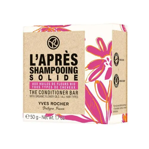 Szilárd hajbalzsam bio virágolajokkal