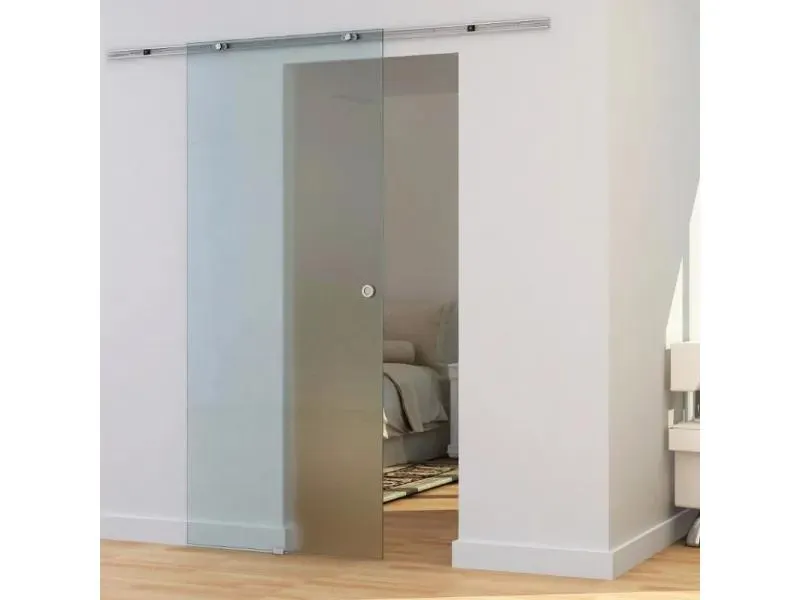 TS120 - üveg tolóajtó szett 85x205cm (savmart)