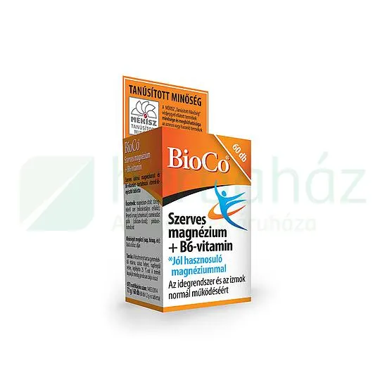 BIOCO SZERVES MAGNÉZIUM+B6 TABLETTA 60DB