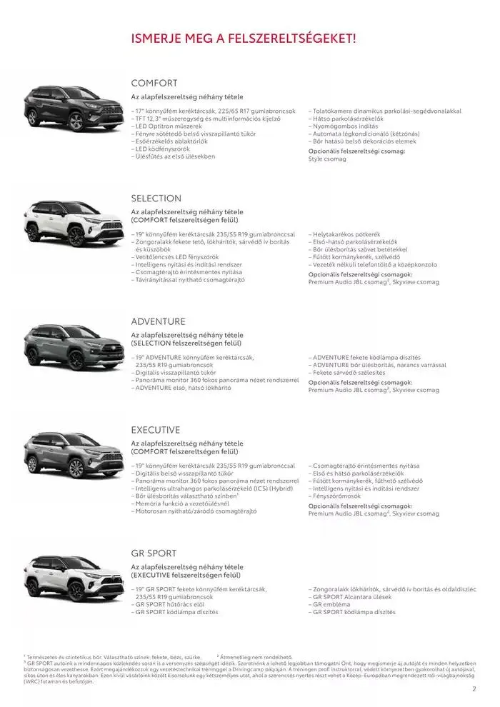 Katalógus Toyota RAV4 HYBRID október 3.-tól október 3.-ig 2025. - Oldal 2