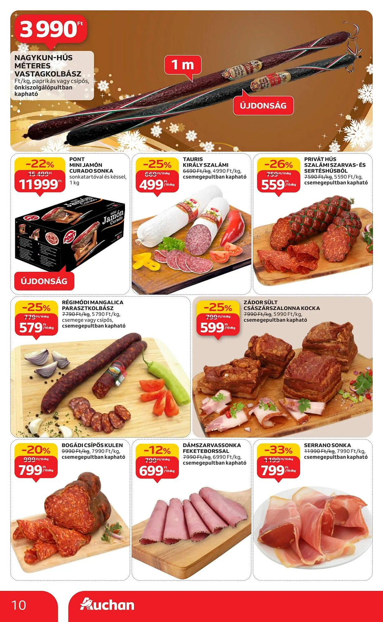 Katalógus Auchan akciós újság november 20.-tól december 24.-ig 2025. - Oldal 10