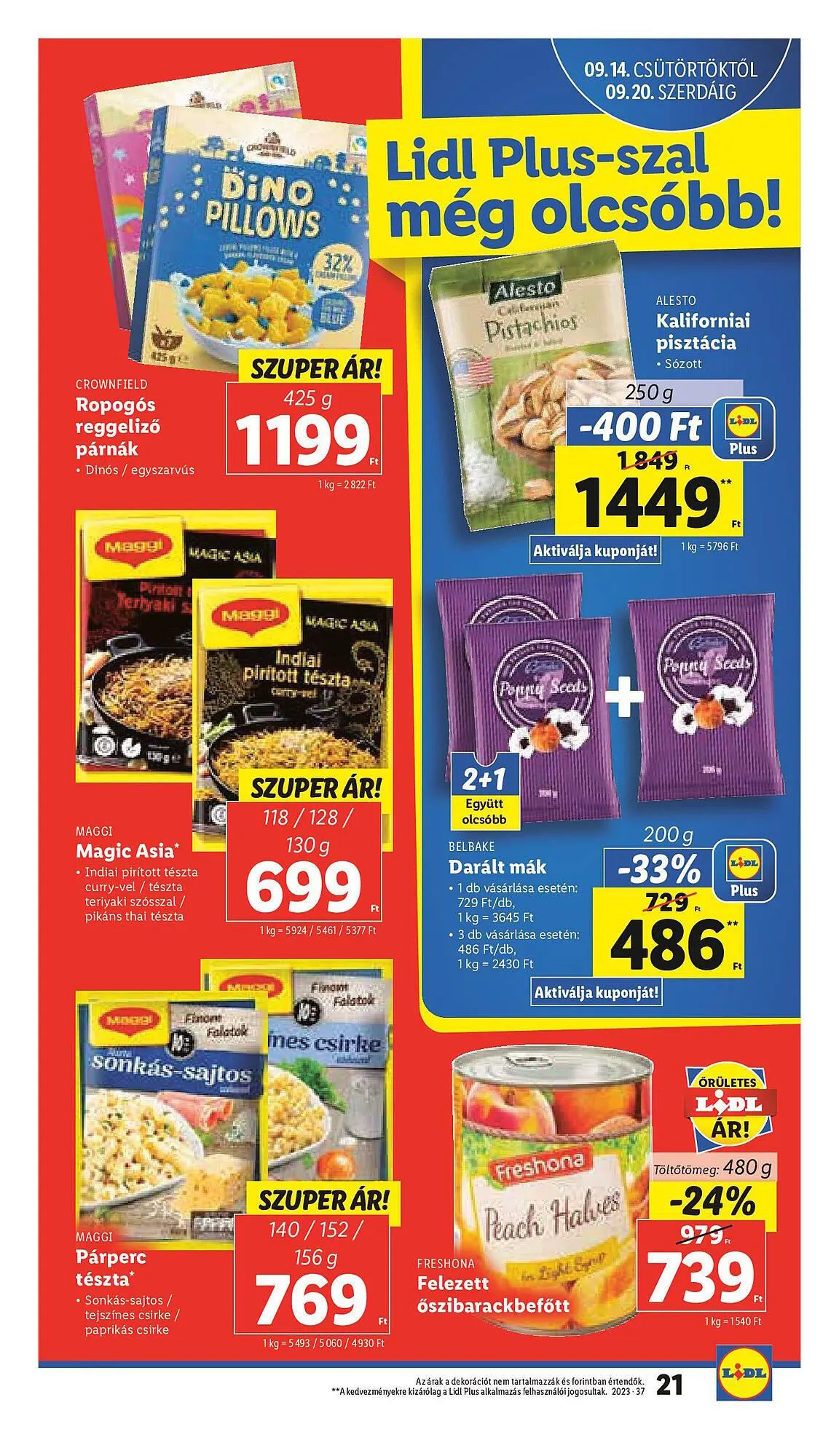 Katalógus Lidl akciós újság szeptember 14.-tól szeptember 20.-ig 2023. - Oldal 21