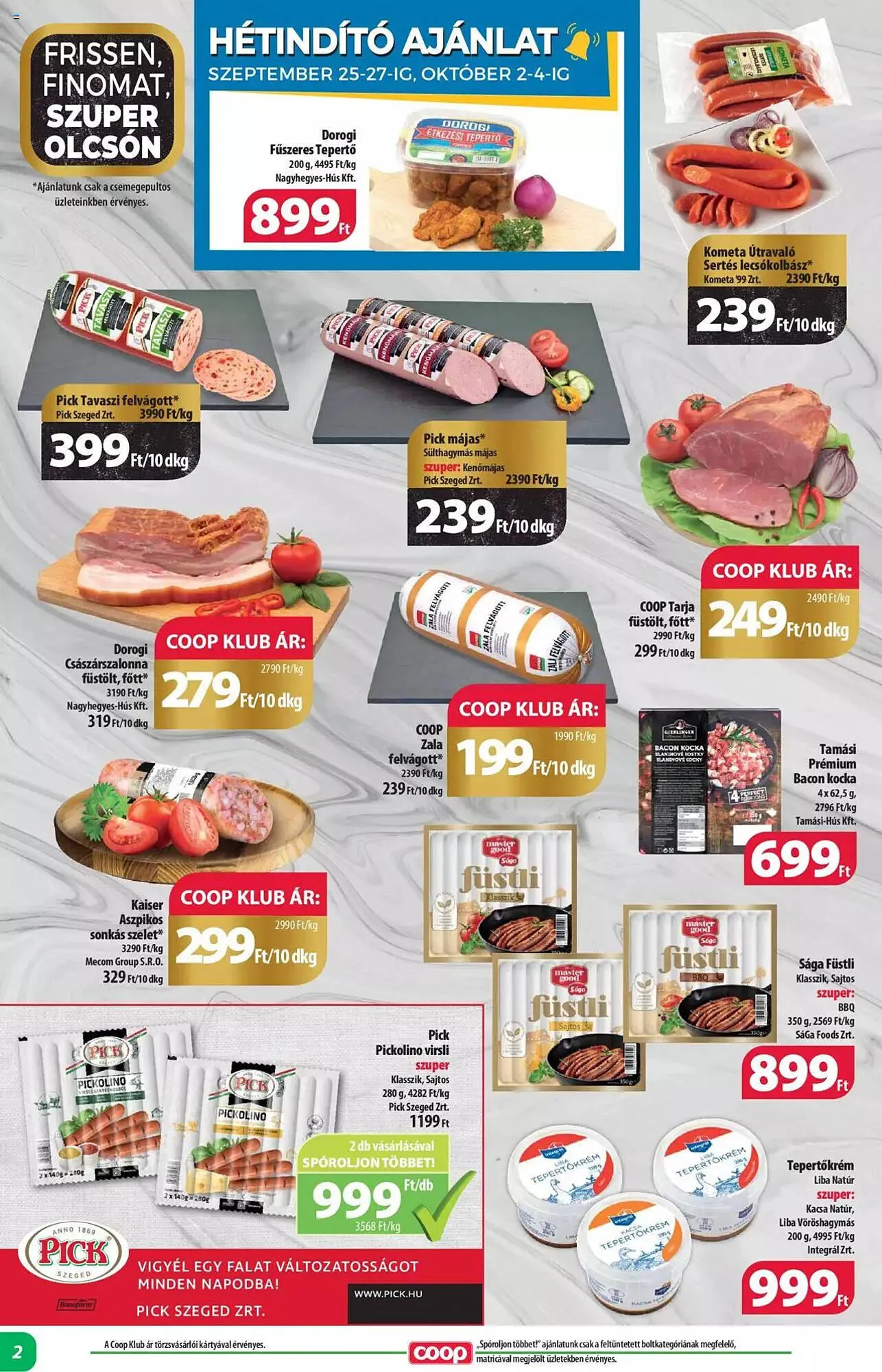 Katalógus Coop akciós újság szeptember 21.-tól október 4.-ig 2023. - Oldal 2