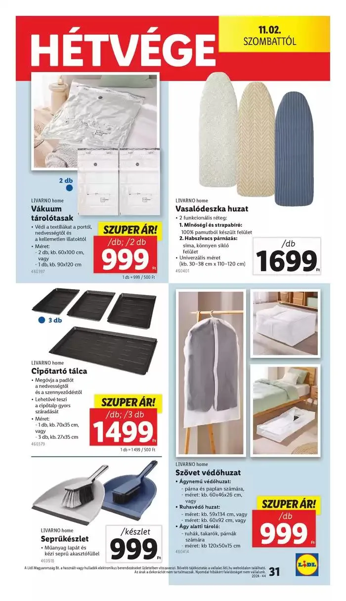 Katalógus Akciós újság – 44. hét október 31.-tól november 6.-ig 2024. - Oldal 31
