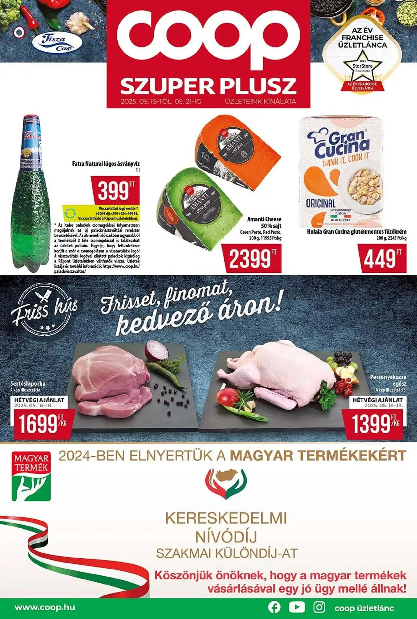 Katalógus Coop akciós újság május 15.-tól május 21.-ig 2025. - Oldal 1