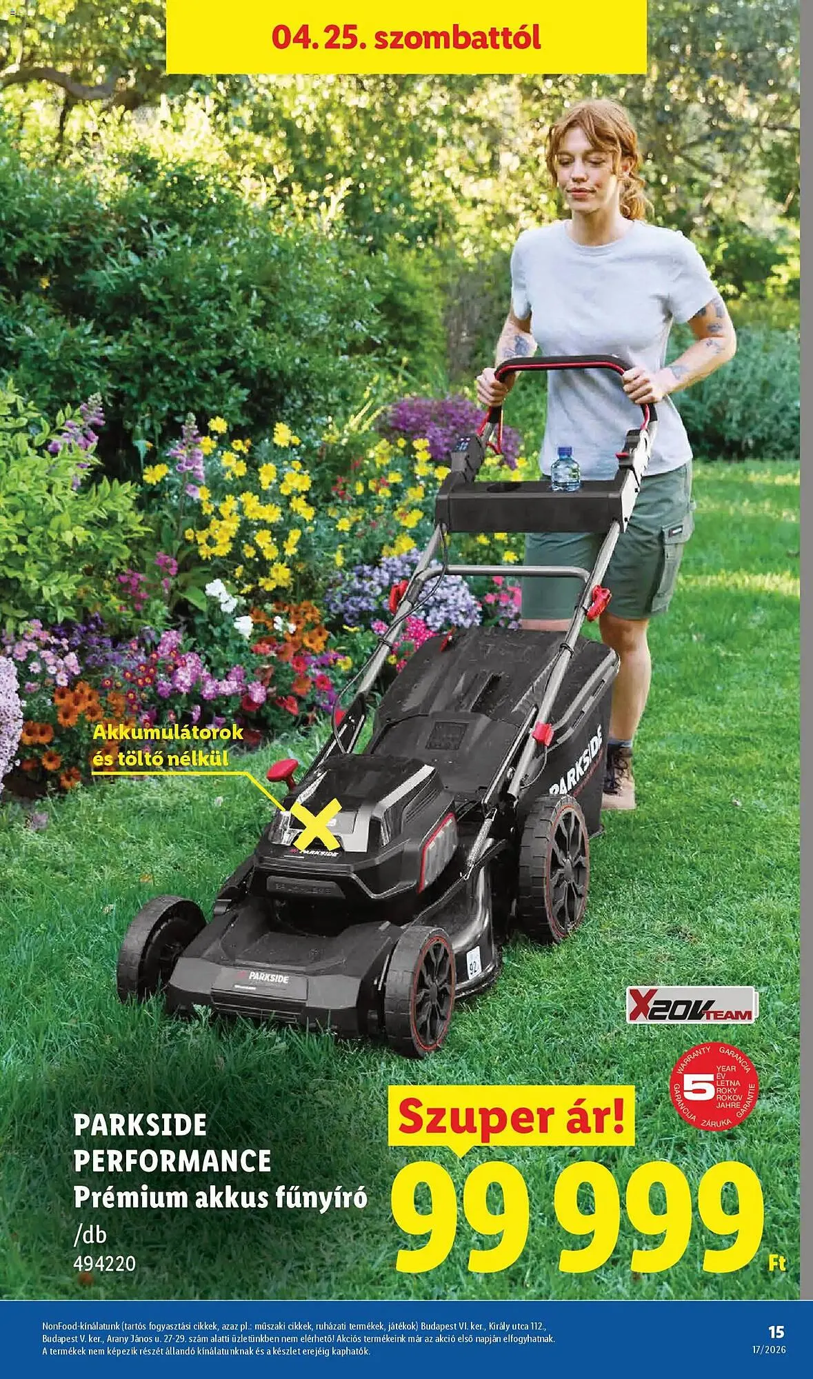 Katalógus Lidl akciós újság április 23.-tól április 29.-ig 2026. - Oldal 15