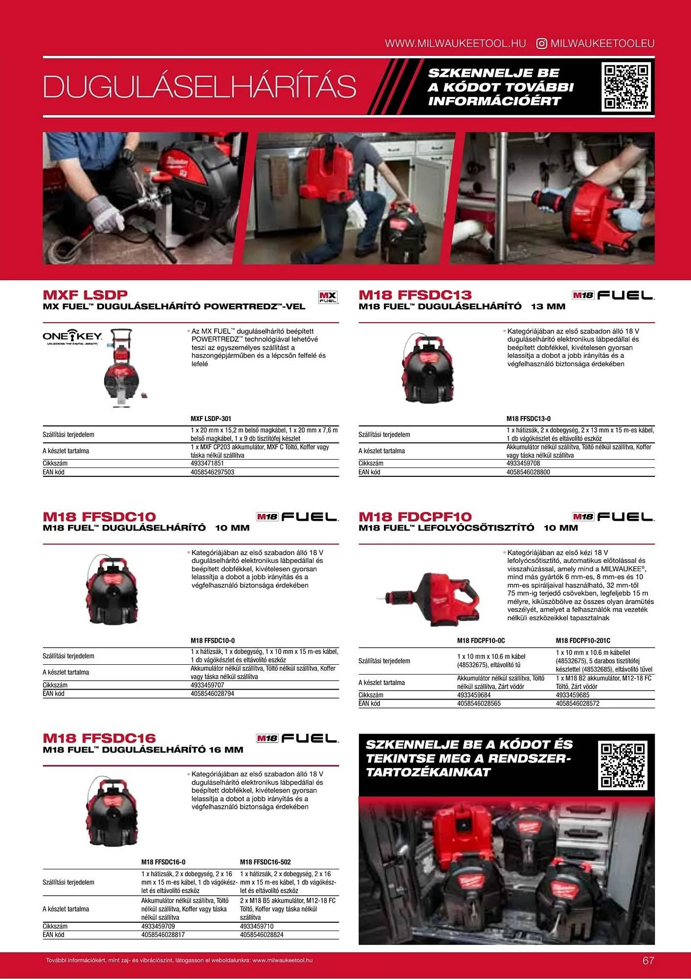 Katalógus Milwaukeetool akciós újság augusztus 14.-tól december 31.-ig 2025. - Oldal 67