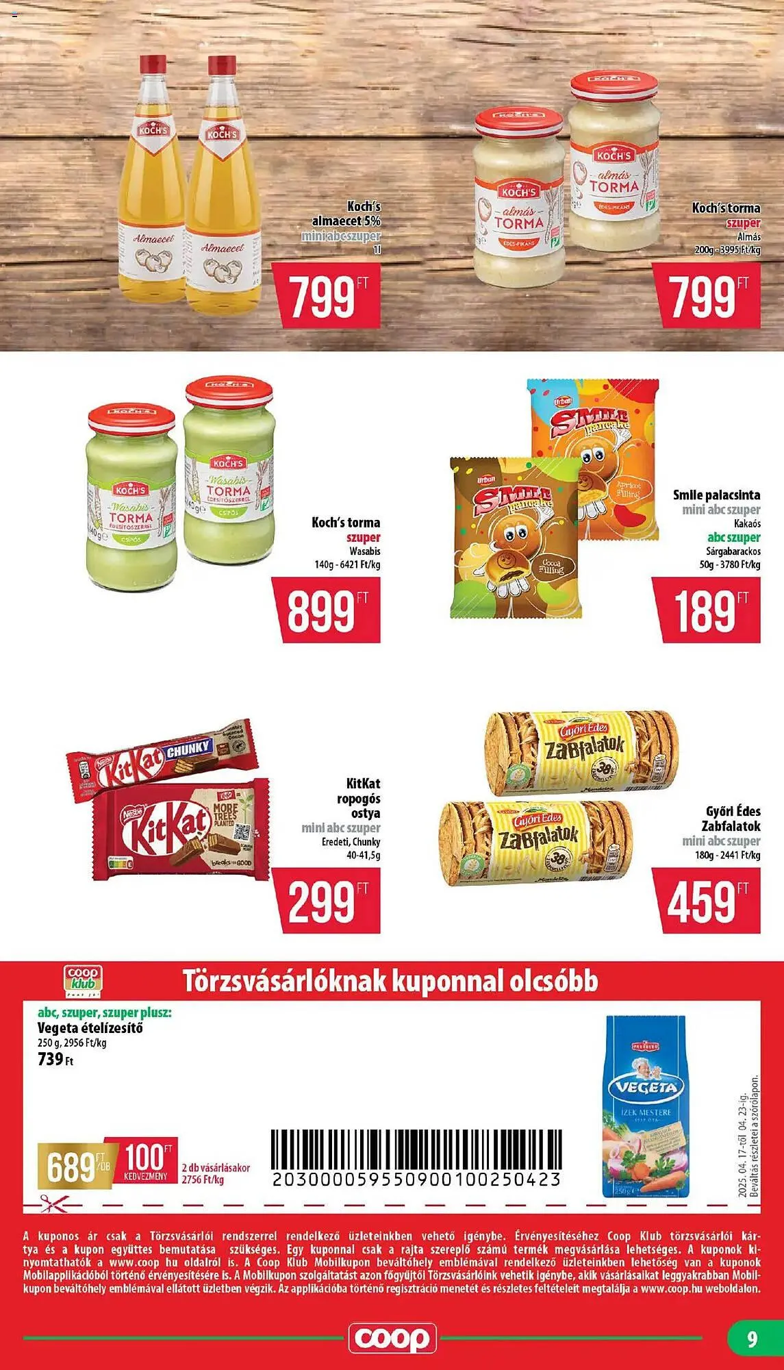 Katalógus Coop akciós újság április 17.-tól április 23.-ig 2025. - Oldal 9