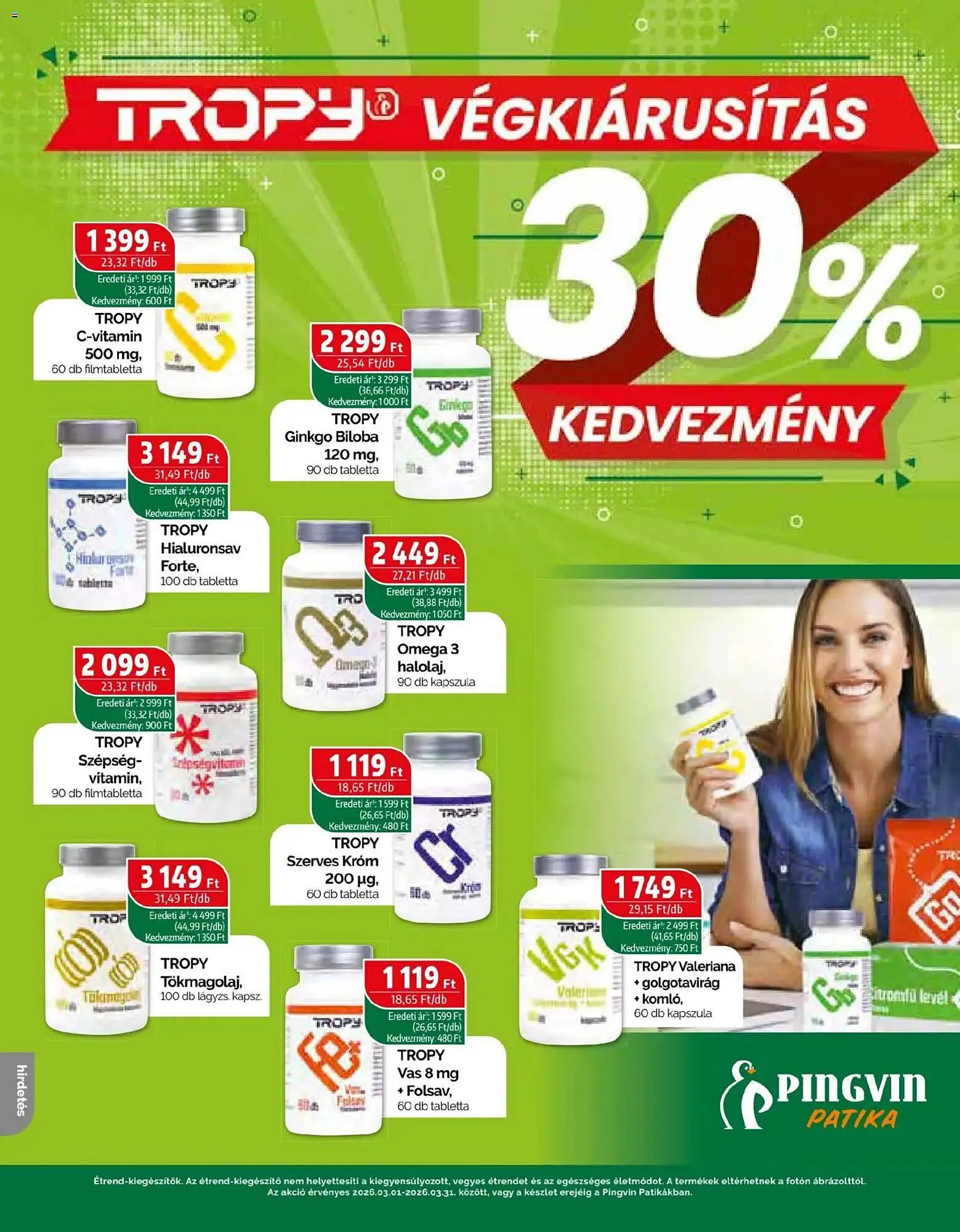 Katalógus Pingvin Patika akciós újság március 1.-tól március 31.-ig 2026. - Oldal 32
