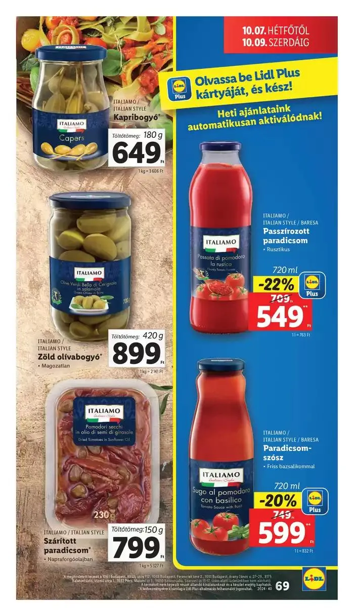 Katalógus Akciós újság – 40. hét október 3.-tól október 9.-ig 2024. - Oldal 69