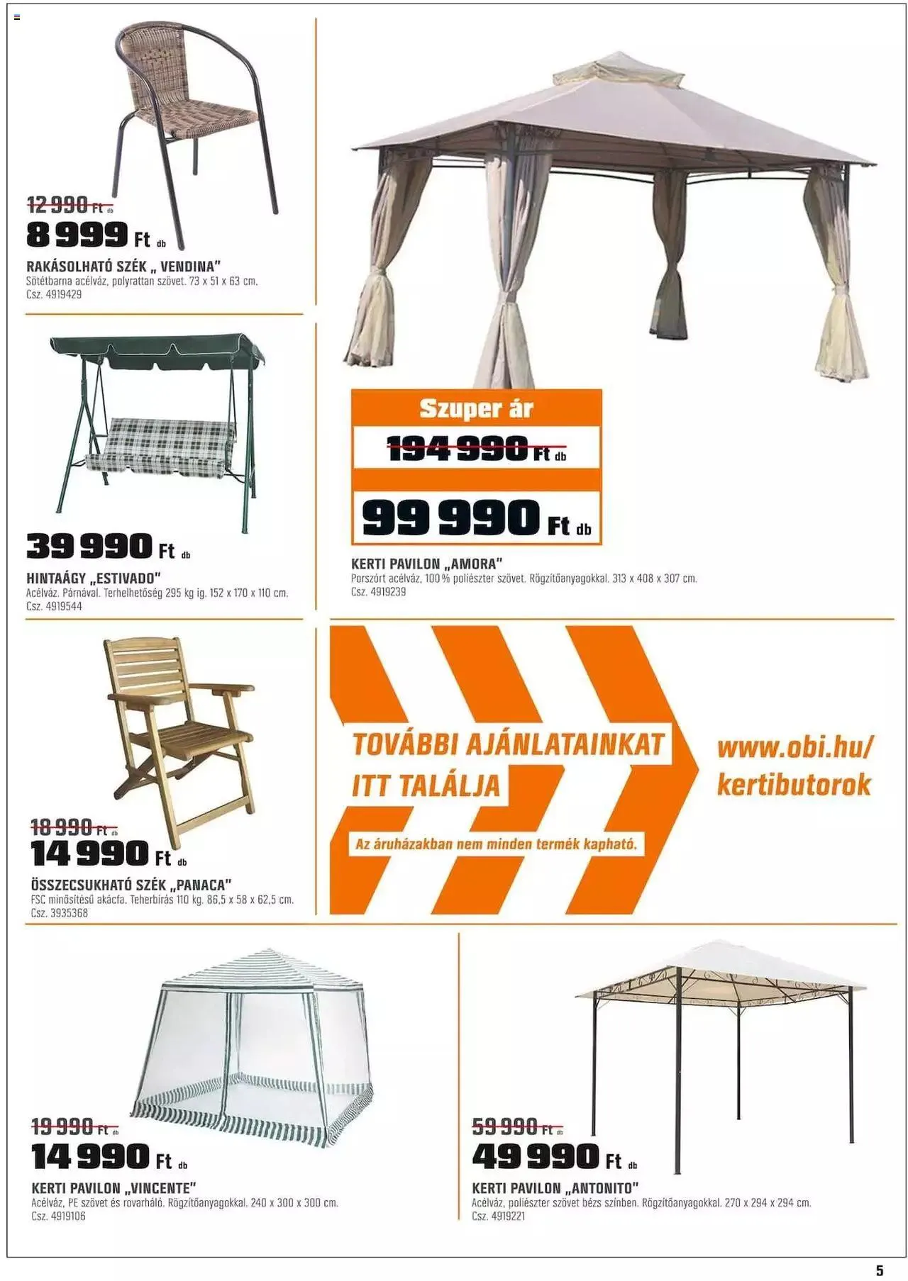 Katalógus OBI Akciós újság július 5.-tól augusztus 11.-ig 2023. - Oldal 5