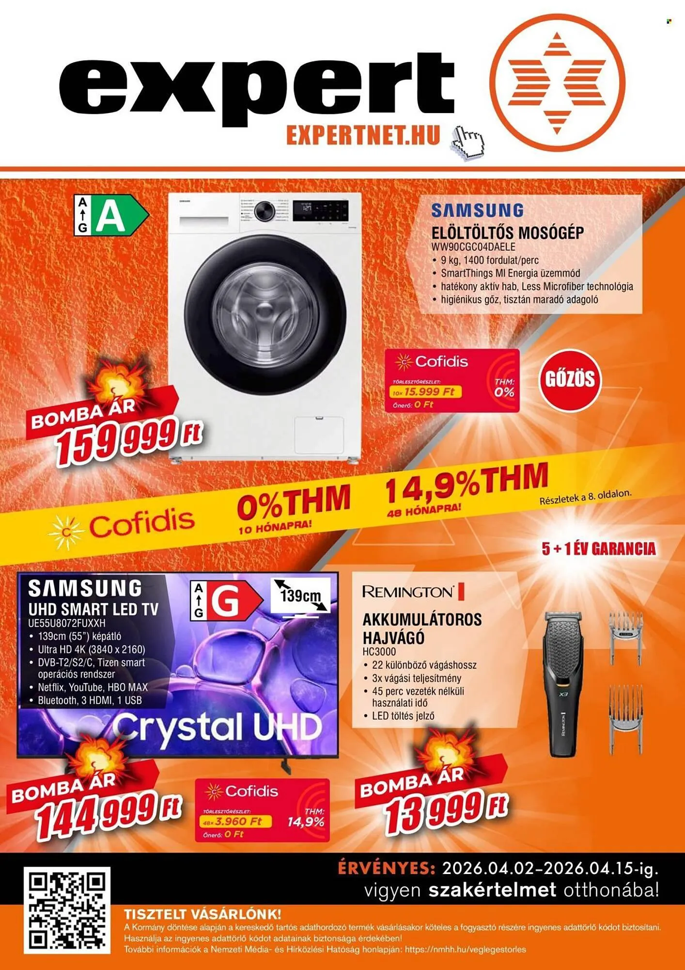 Katalógus Expert akciós újság április 2.-tól április 15.-ig 2026. - Oldal 1