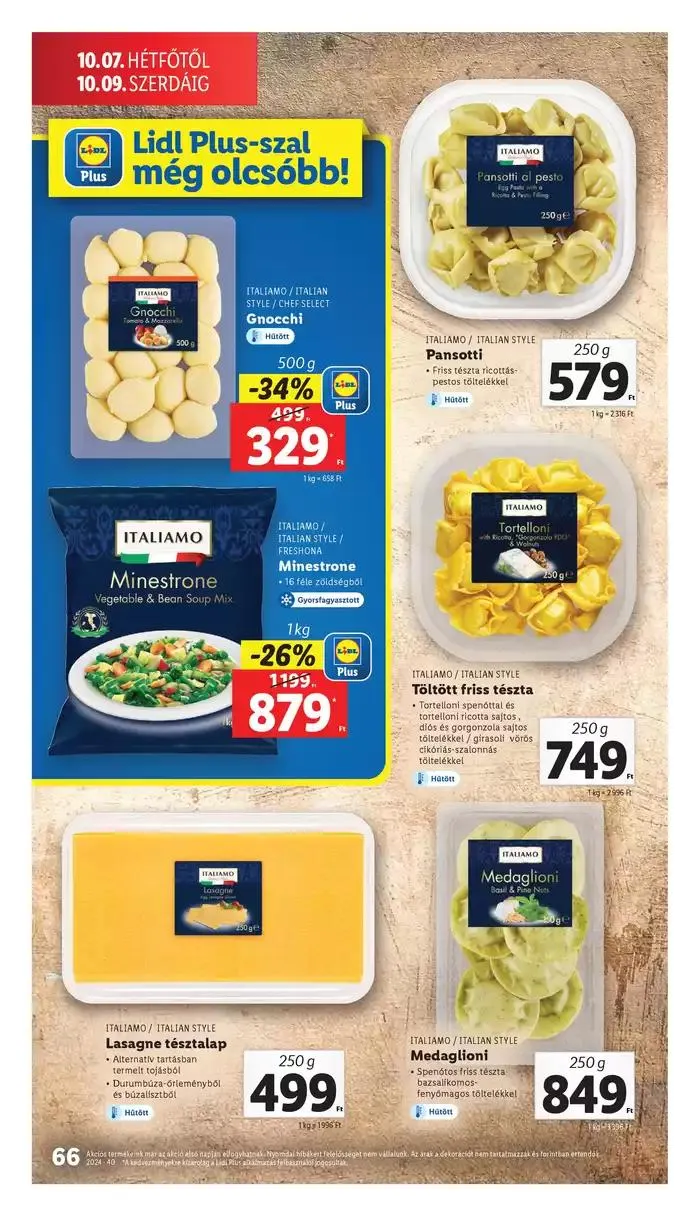 Katalógus Akciós újság – 40. hét október 3.-tól október 9.-ig 2024. - Oldal 66