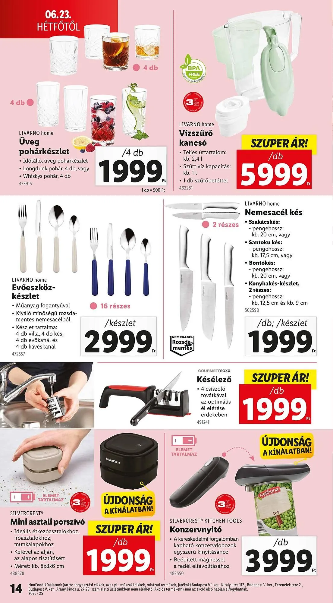 Katalógus Lidl akciós újság június 19.-tól június 25.-ig 2025. - Oldal 14