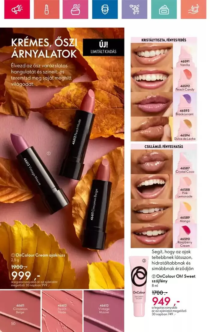 Katalógus ORIFLAME akciós október 20.-tól november 3.-ig 2024. - Oldal 50